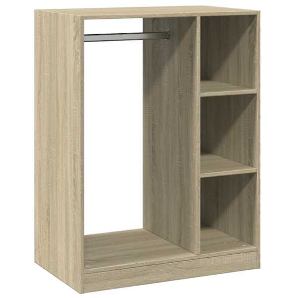 vidaXL riidekapp, Sonoma tamm, 77 x 48 x 102 cm, tehispuit