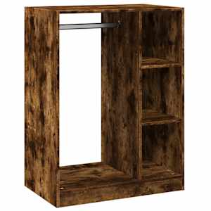 vidaXL riidekapp, suitsutatud tamm, 77 x 48 x 102 cm, tehispuit