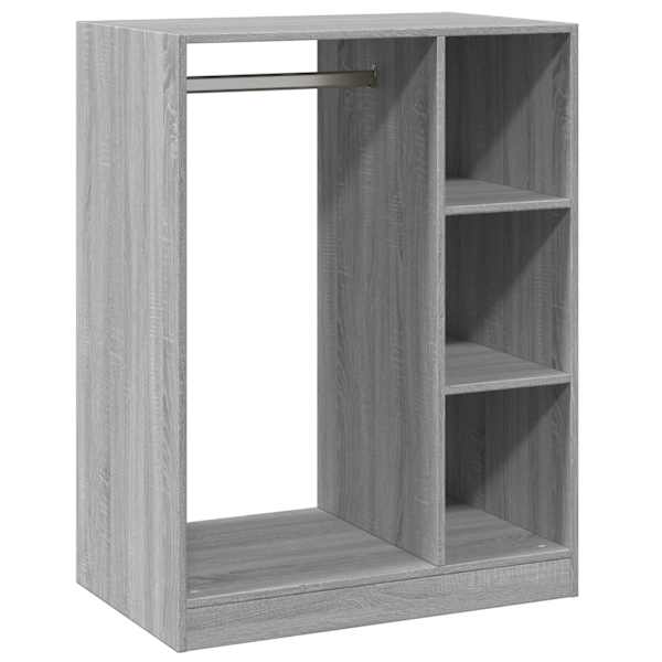 vidaXL riidekapp, hall Sonoma tamm, 77 x 48 x 102 cm, tehispuit