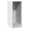 vidaXL riidekapp, valge, 48x41x102 cm, tehispuit