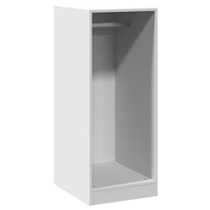 vidaXL riidekapp, valge, 48x41x102 cm, tehispuit