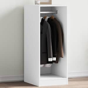 Garderobna omara bela 48x41x102 cm iverna plošča