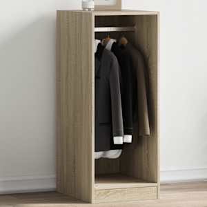Garderobna omara sonoma hrast 48x41x102 cm iverna plošča
