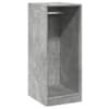 vidaXL riidekapp, betoonhall, 48x41x102 cm, tehispuit