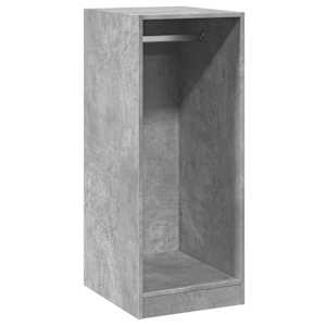 vidaXL riidekapp, betoonhall, 48x41x102 cm, tehispuit