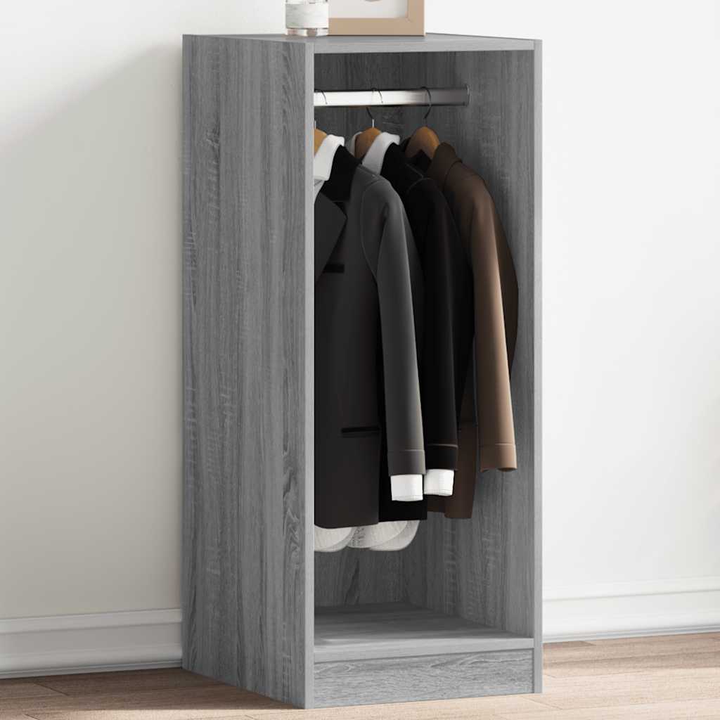 vidaXL Kleiderschrank Grau Sonoma 48x41x102 cm Holzwerkstoff