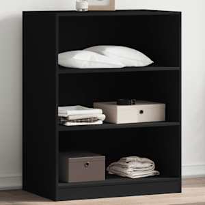 vidaXL riidekapp, must, 77 x 48 x 102 cm, tehispuit