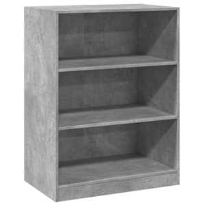 vidaXL riidekapp, betoonhall, 77 x 48 x 102 cm, tehispuit