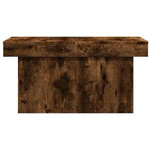 Konferenční stolek kouřový dub 80 x 55 x 40 cm kompozitní dřevo - obrázek 5