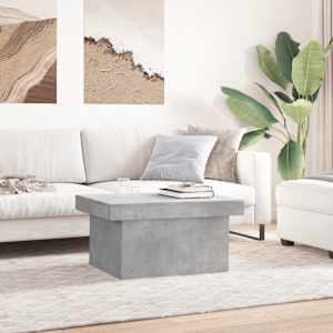 Konferenční stolek betonově šedý 100x55x40 cm kompozitní dřevo - obrázek 3
