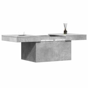 Konferenční stolek betonově šedý 100x55x40 cm kompozitní dřevo - obrázek 4