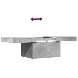 Konferenční stolek betonově šedý 100x55x40 cm kompozitní dřevo - obrázek 9