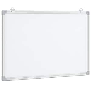 vidaXL valge magnettahvel, 40 x 30 x 1,7 cm, alumiinium