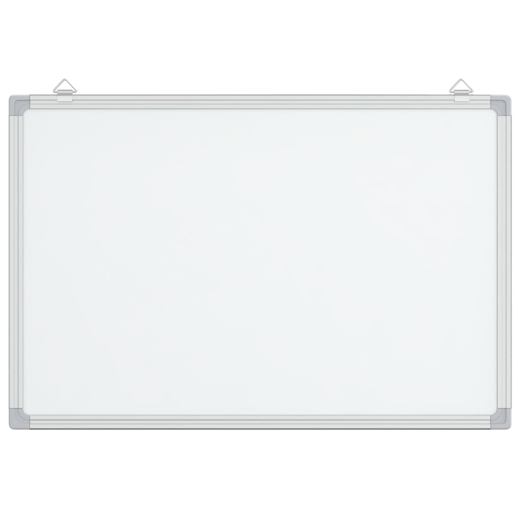 vidaXL Magnetická biela tabuľa 60x40x1,7 cm hliník