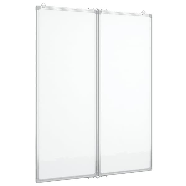 vidaXL kokkupandav valge magnettahvel, 80x100x1,7 cm, alumiiniumx