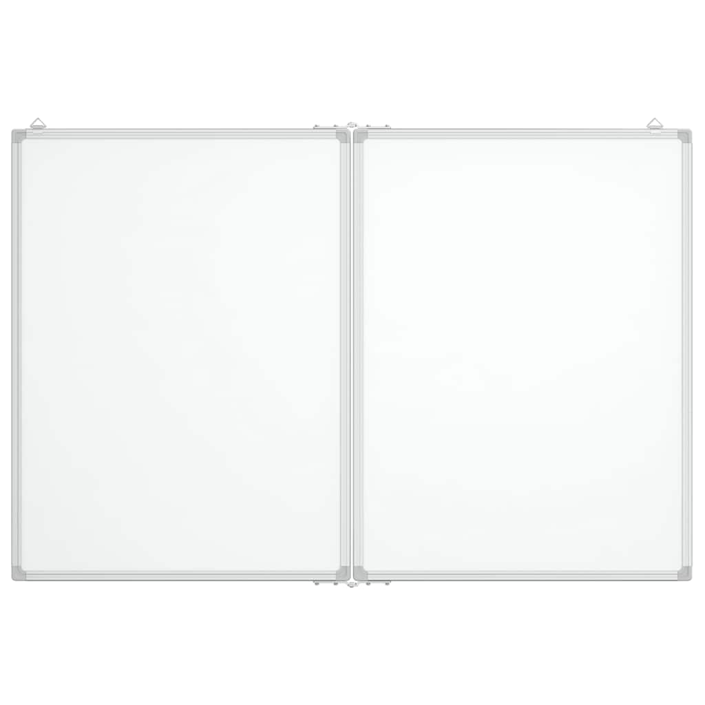 vidaXL összecsukható alumínium mágnestábla 100x80x1,7 cm