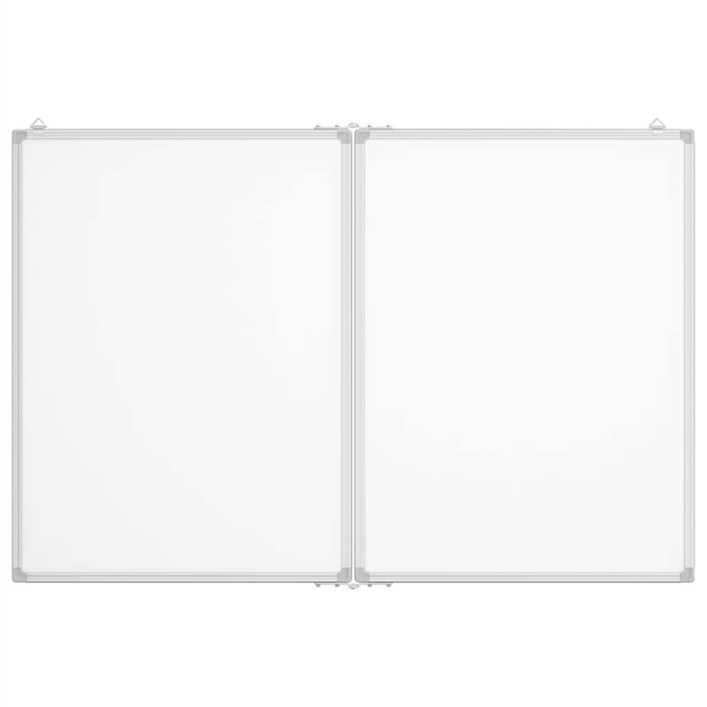 vidaXL Magneettinen taitettava tussitaulu 120x100x1,7 cm cm alumiini