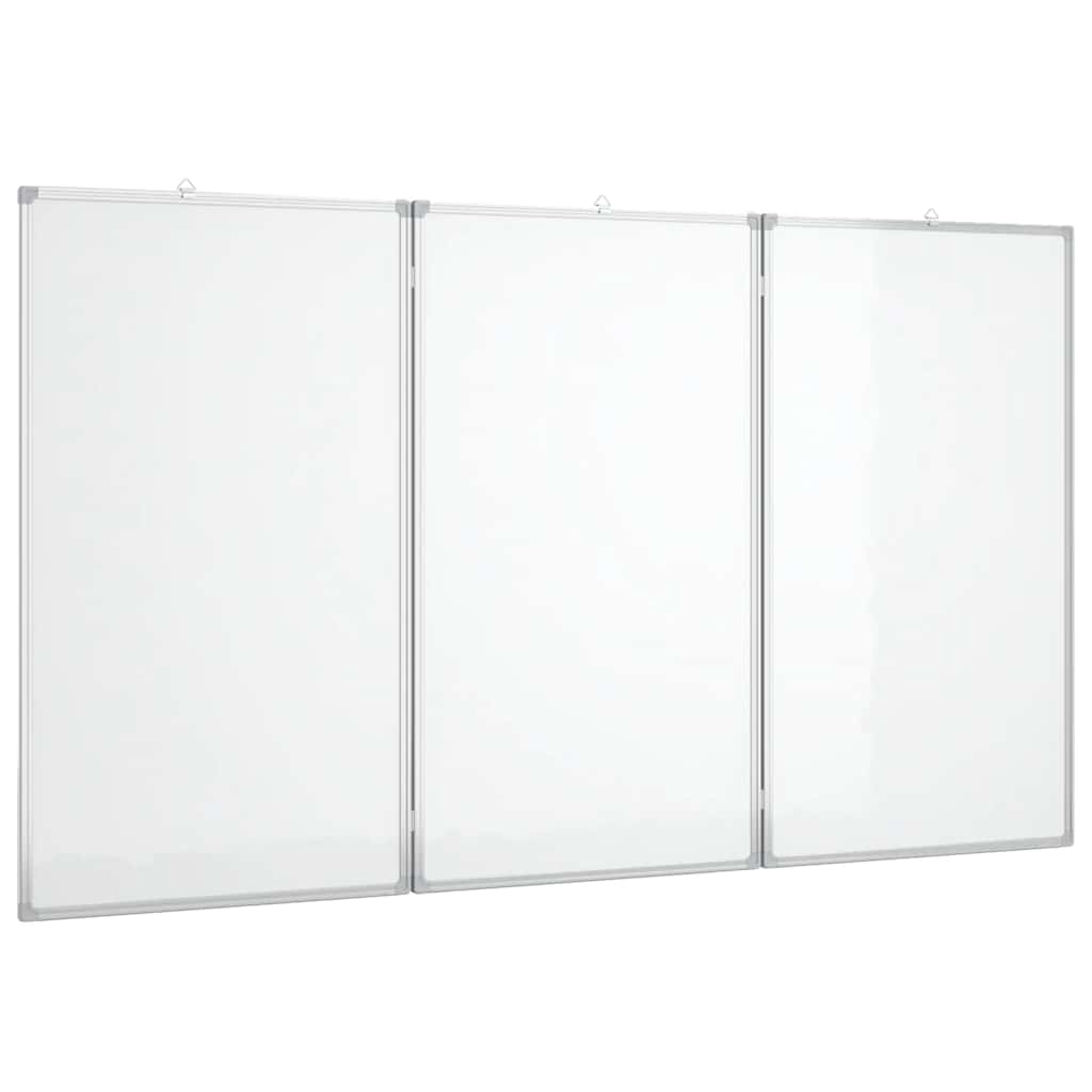 vidaXL Magnetická tabule rozkládací 120 x 80 x 1,7 cm hliník