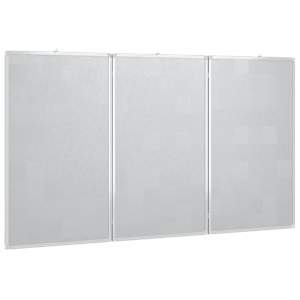Magnetická tabule rozkládací 120 x 80 x 1,7 cm hliník - obrázek 4