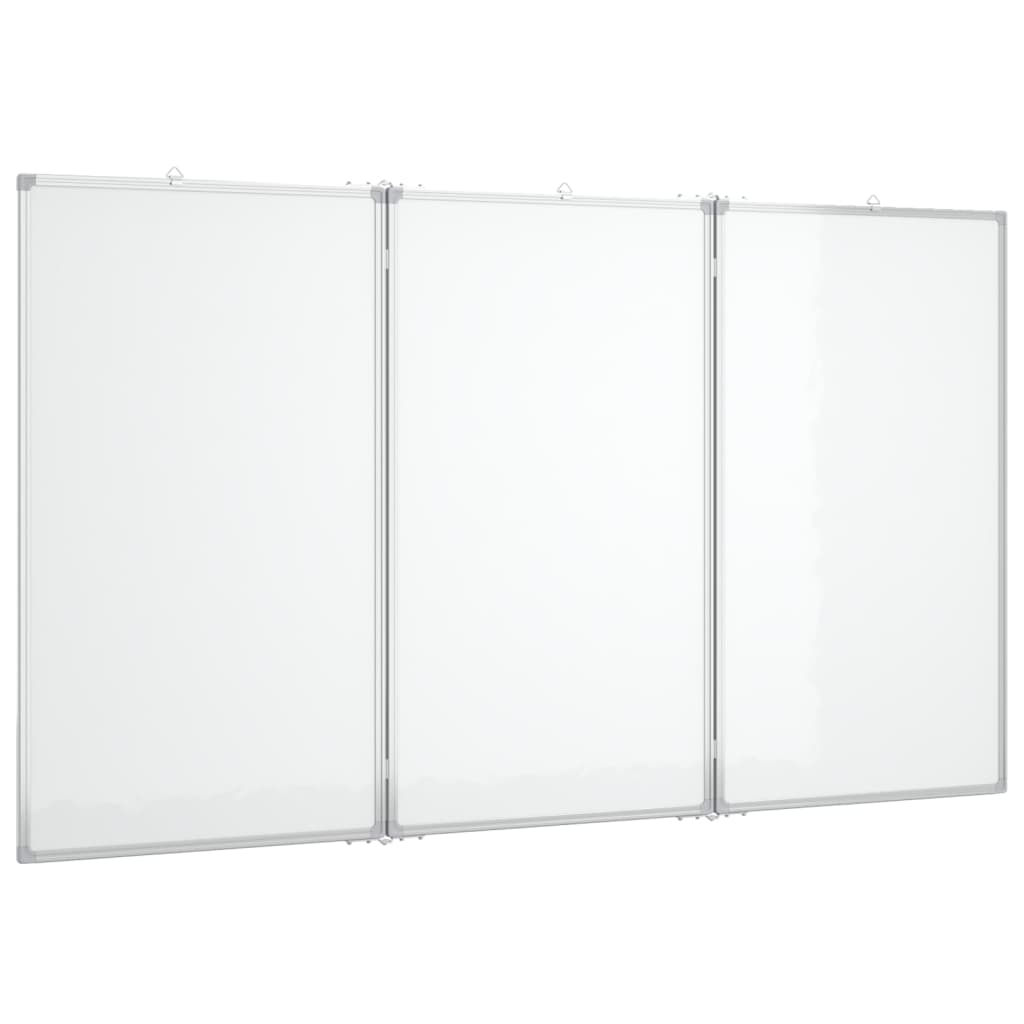 vidaXL Magnetická tabule rozkládací 150 x 80 x 1,7 cm hliník