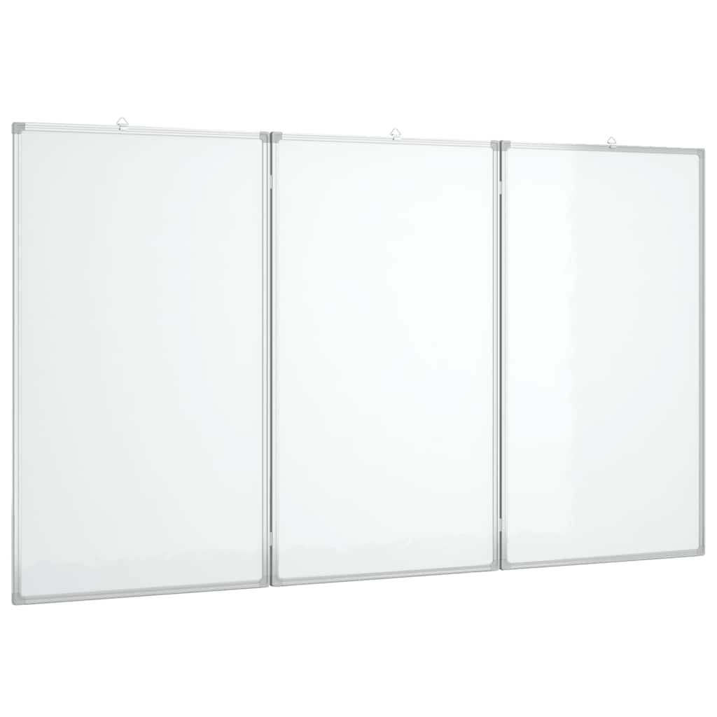 vidaXL Magnetická tabule rozkládací 150 x 80 x 1,7 cm hliník