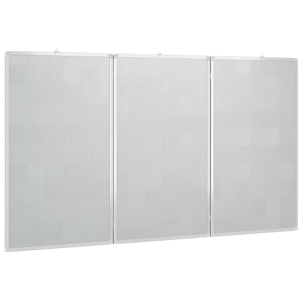 vidaXL Whiteboard magnetisch inklapbaar 150x100x1,7 cm aluminium, foto 4