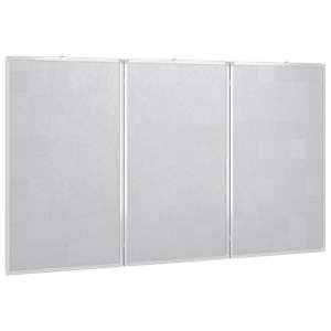 Magnetická tabule rozkládací 180 x 80 x 1,7 cm hliník - obrázek 4