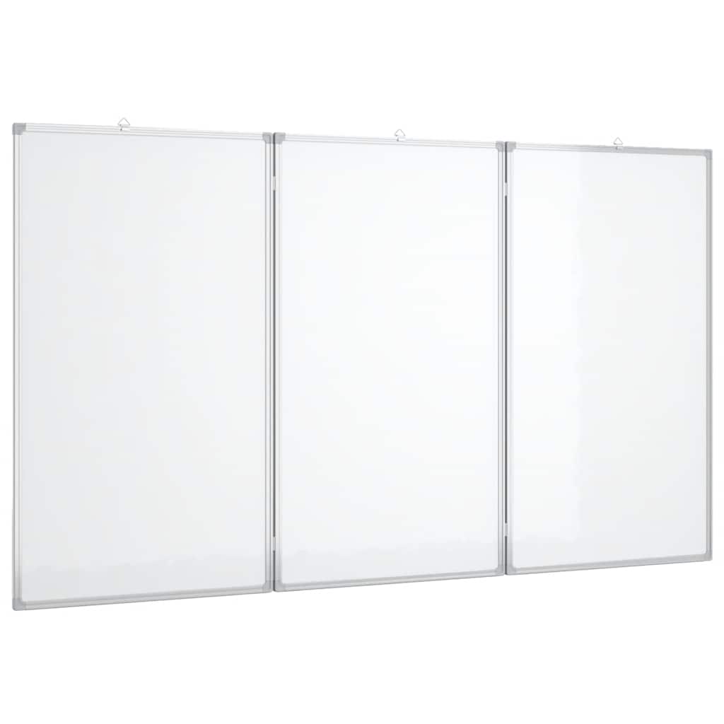 vidaXL Magnetická tabule rozkládací 180 x 100 x 1,7 cm hliník