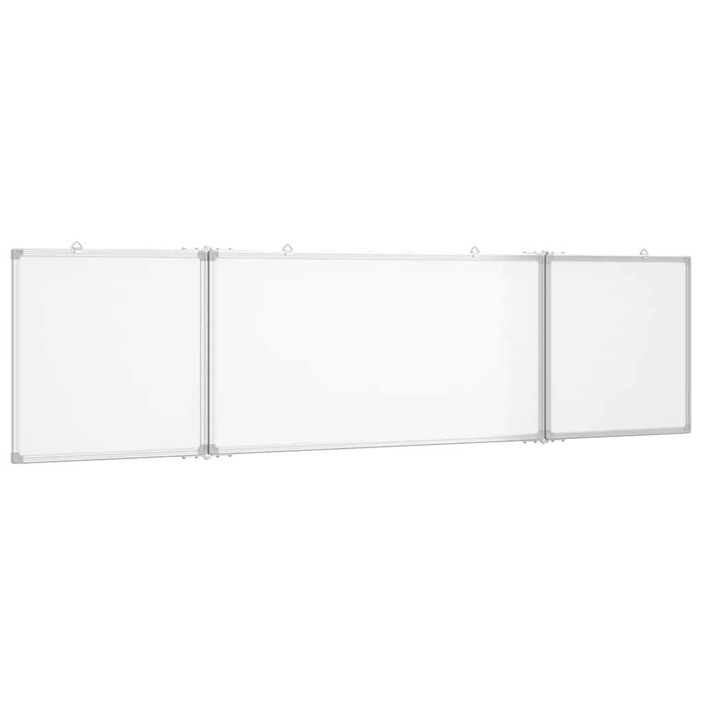 vidaXL Magnetická tabule rozkládací 160 x 40 x 1,7 cm hliník