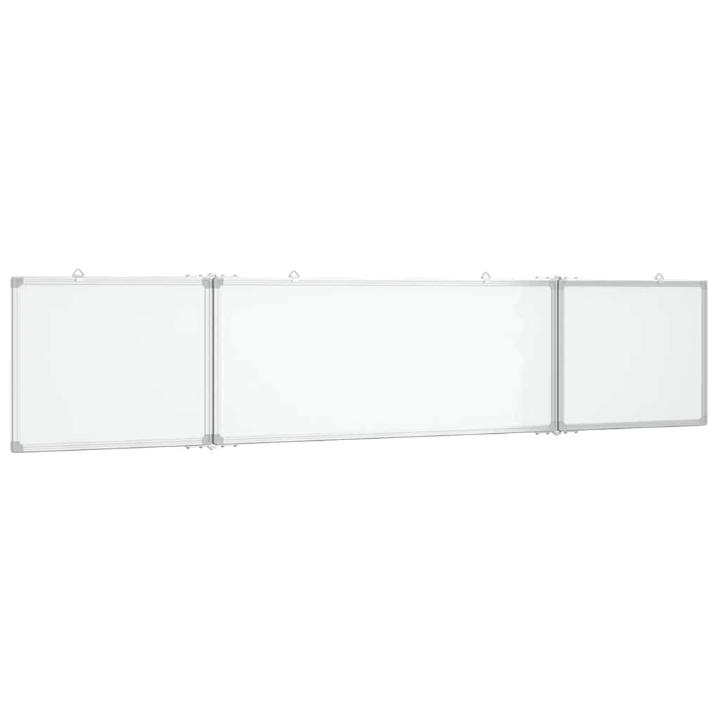 vidaXL Magnetická tabule rozkládací 200 x 40 x 1,7 cm hliník