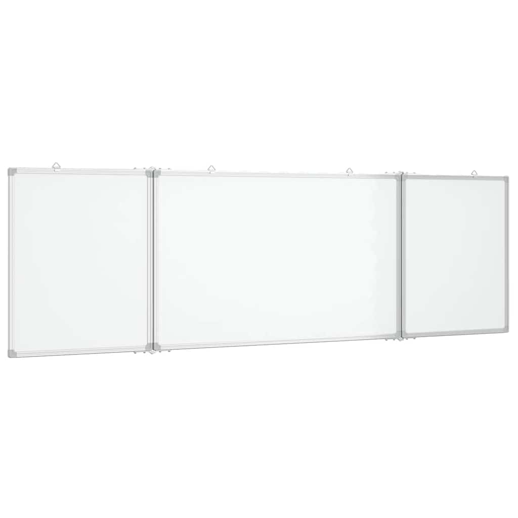 vidaXL Magnetická tabule rozkládací 160 x 50 x 1,7 cm hliník