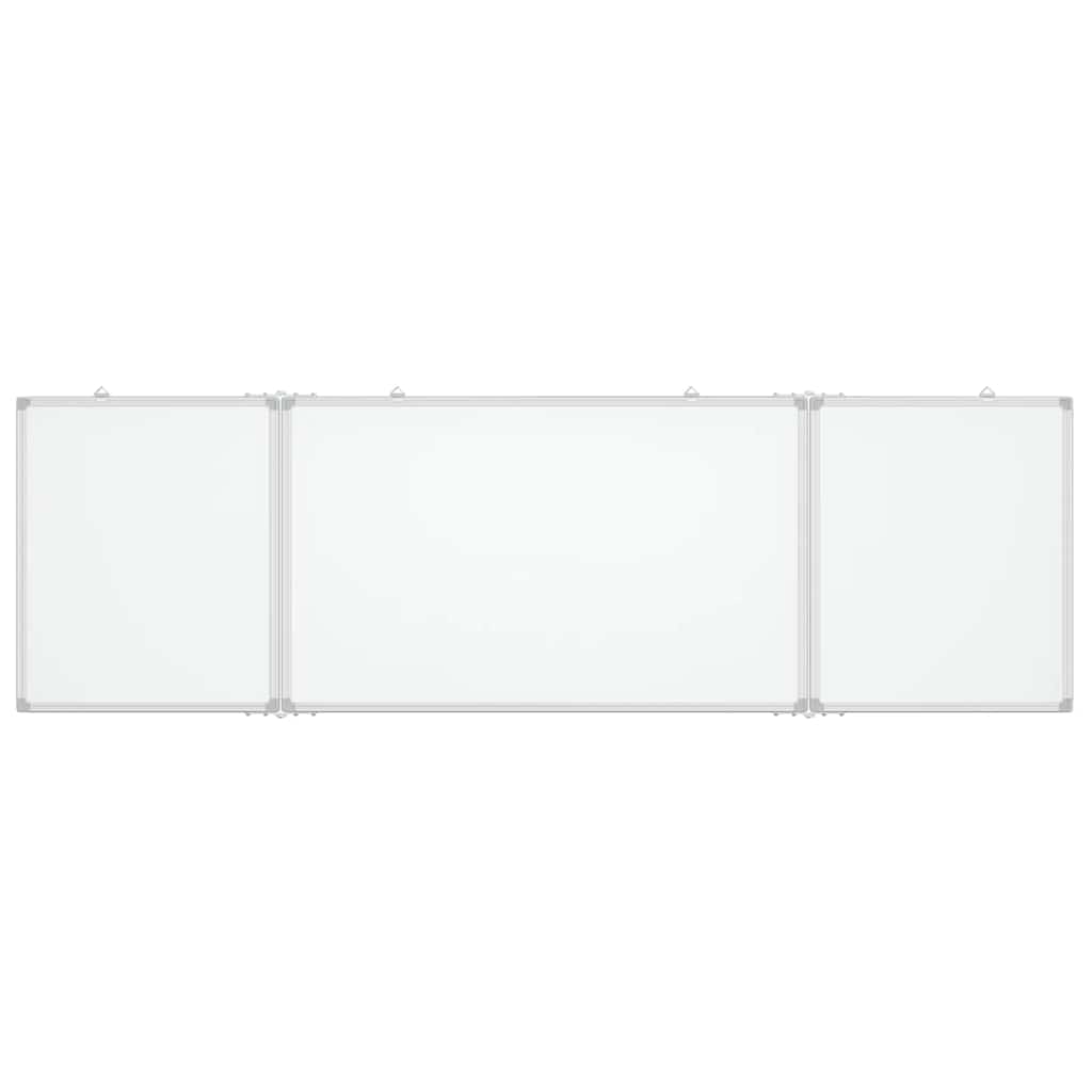 vidaXL Magnetická biela tabuľa skladacia 160x60x1,7 cm hliník