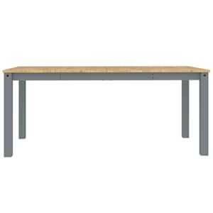 Jídelní stůl Panama šedý 180 x 90 x 75 cm masivní borové dřevo - obrázek 4