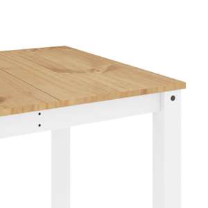 Jídelní stůl Panama bílý 180 x 90 x 75 cm masivní borové dřevo - obrázek 7