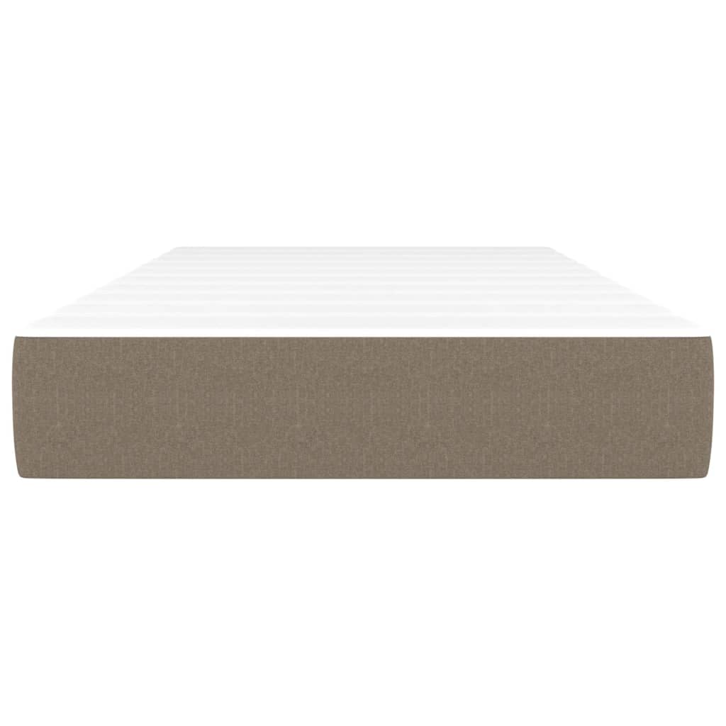 Thumbnail - vidaXL Taschenfederkernmatratze Taupe 120x190x20 cm Stoff