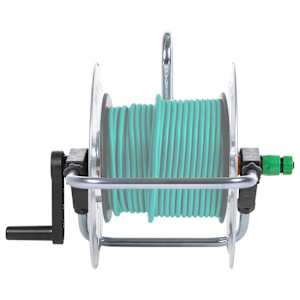 Nástěnný hadicový naviják pro 50 m 1/2" nebo 35 m 3/4" ocel - obrázek 2