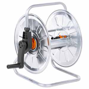Nástěnný hadicový naviják pro 50 m 1/2" hadice ocel - obrázek 1