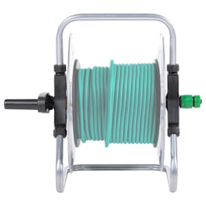 Nástěnný hadicový naviják pro 50 m 1/2" hadice ocel - obrázek 2