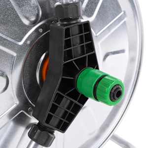 Nástěnný hadicový naviják pro 50 m 1/2" hadice ocel - obrázek 6