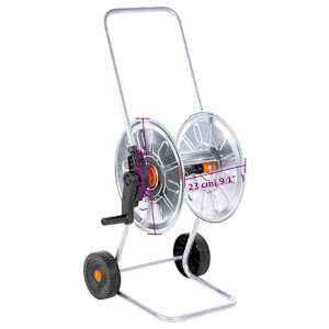 Vozík s hadicovým navijákem pro 50 m 1/2" nebo 35 m 3/4" ocel - obrázek 10
