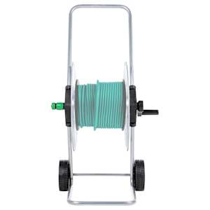Vozík s hadicovým navijákem pro 60 m 1/2" hadice ocel - obrázek 2