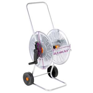 Vozík s hadicovým navijákem pro 60 m 1/2" hadice ocel - obrázek 10