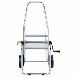 Vozík s hadicovým navijákem pro 80 m 3/4" hadice ocel - obrázek 3