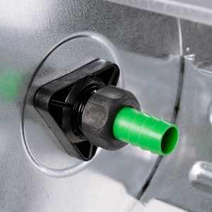 Vozík s hadicovým navijákem pro 80 m 3/4" hadice ocel - obrázek 6