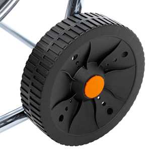 Vozík s hadicovým navijákem pro 80 m 3/4" hadice ocel - obrázek 9