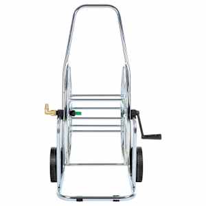 Vozík s hadicovým navijákem pro 80 m 3/4" hadice ocel - obrázek 3