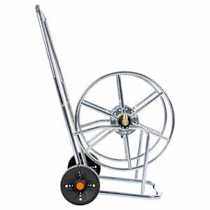 Vozík s hadicovým navijákem pro 80 m 3/4" hadice ocel - obrázek 4