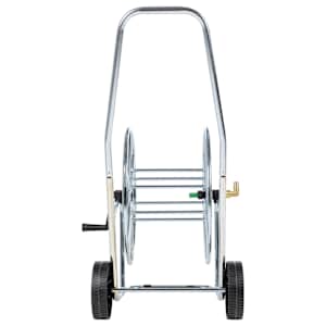 Vozík s hadicovým navijákem pro 80 m 3/4" hadice ocel - obrázek 5