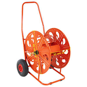 Vozík s hadicovým navijákem pro 140 m 3/4" hadice ocel - obrázek 10