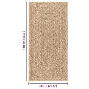 Koberec ZIZUR 60 x 110 cm jutový vzhled interiér i exteriér - obrázek 8
